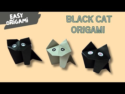 Cute Ghost Origami  Easy Halloween Paper Craft for Kids
