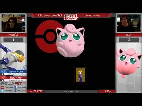 CFL Smackdown 160 Melee - Krudo (Sheik) vs Envy (Puff) - Grand Finals