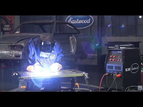 How To TIG Weld Aluminum - LIVE at Eastwood - TIG 200 AC/DC Welder