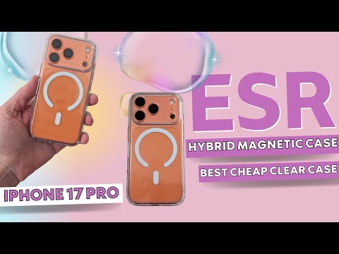 iPhone 17 Pro ESR Hybrid Magnetic Case Review. Clear Classic Series Designed for MagSafe. Best Cover