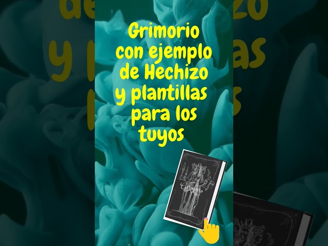 Vídeo relacionado con Libro de Hechizos Wicca: Grimorio con plantillas para crear tus propios Hechizos, Sortilegios y Pociones - Incluye Guías de Cristales y Hierbas