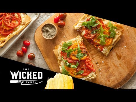 Tomato Phyllo Pizza | The Wicked Kitchen