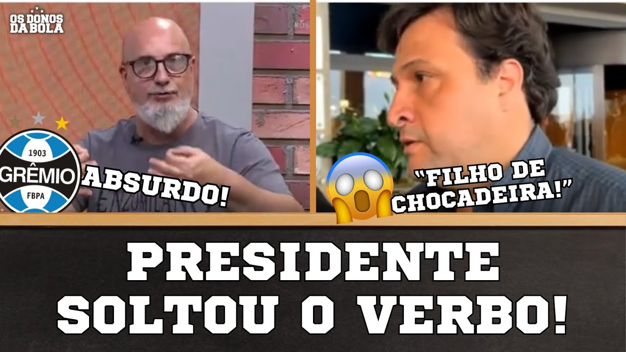 Presidente do Grêmio OFENDE jornalista em BH | Braithwaite reclamou dos treinos?