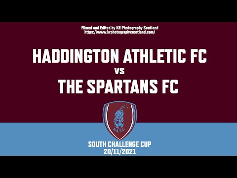 Haddington Athletic FC 0 - 2 The Spartans FC EXTENDED HIGHLIGHTS South Challenge Cup (20/11/2021)