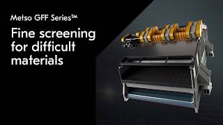 Metso GFF Series™ flip‑flow screen