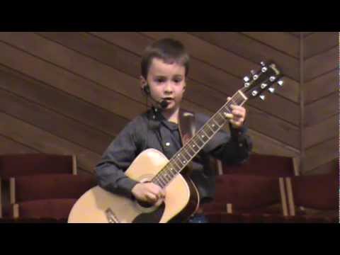 7 year old guitarist Jon Wesley Hopkins performs Dierks Bentley's 