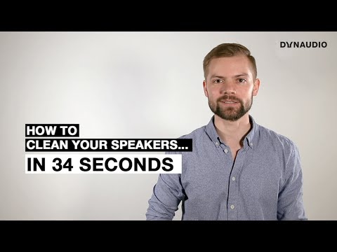 How to clean your speakers in 34 seconds