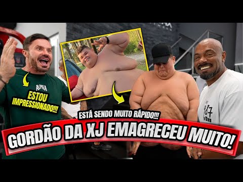 CARIANI FICA IMPRESSIONADO COM GORDÃO DA XJ!!! ELE EMAGRECEU MUITO!