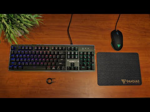 Gamdias Hebe V2 – stereo žaidimų ausinės su mikrofonu (PC-PS4) video