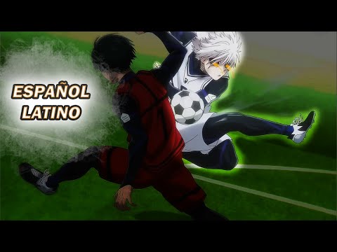 Nagi vence a Rin con una falsa volea  || DOBLAJE LATINO||  blue lock capitulo 20