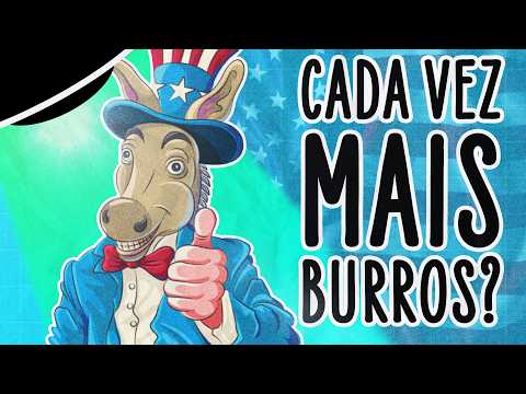 ESTUDO SUGERE QUE ESTADUNIDENSES ESTÃO FICANDO MAIS BURROS | ABDUÇÃO