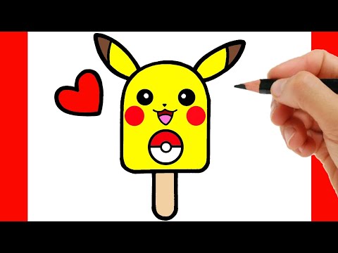 Wie zeichnet man Pikachu [Pokemon Tutorial]