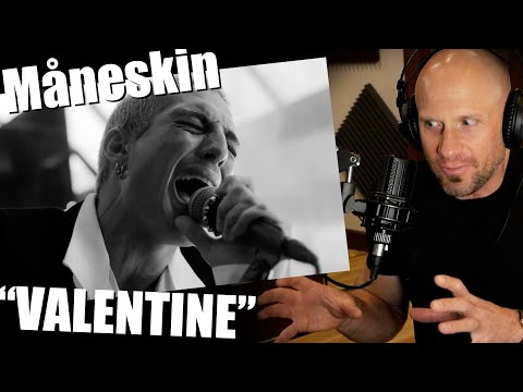 First time hearing Måneskin - VALENTINE (Vocal ANALYSIS)