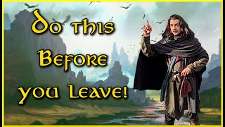 Larp Check List for Fantasy Adventurer