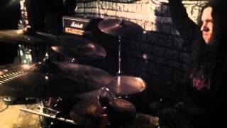 Sorrowseed - Cancer of Blades and Famine Storm live (Drum View)