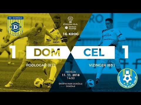 16.krog: Domžale - Celje 1:1 ; Prva liga Telekom Slovenije 2018/2019