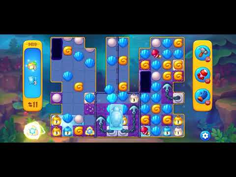 Fishdom level 9619 no boosters フィッシュダム ノーマル