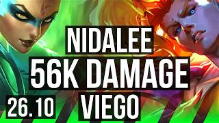 NIDALEE vs VIEGO (JGL) | 56K damage | KR Master | 26.10