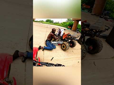 Biker Helps Crackhead Hotwire STOLEN ATV 😭 Cred: @paulsohard