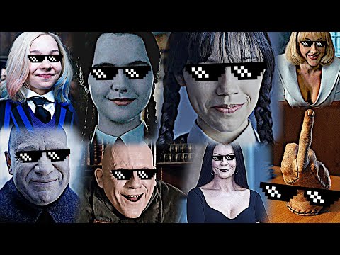 26 MINUTOS DAS MELHORES MITAGENS E PATADAS EM WANDINHA E FAMILIA ADDAMS | [COMPILADO]