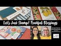 Let’s Just Stamp featuring Fruitful Blessings with Cards by Christine