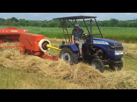Минитрактор Синтай 220 и пресс подборщик sipma z 224/1