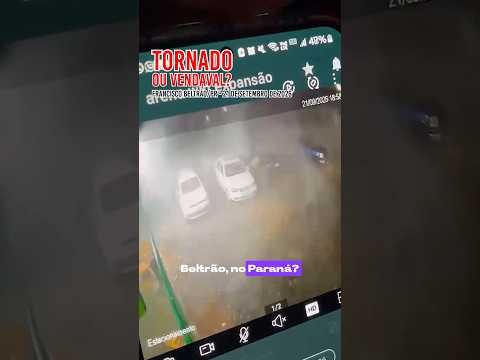 TORNADO EM FRANCISCO BELTRÃO? O QUE O VÍDEO MOSTRA! #shorts