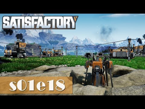 Satisfactory s01e18 - Wie baut man eine Decke? [Let's Play Gameplay German Deutsch]
