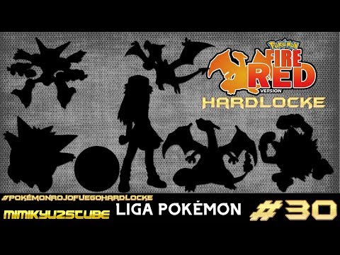 Pokémon Rojo Fuego Hardlocke Ep.30 - LIGA POKÉMON EN DIRECTO