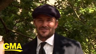 David Beckham joins queue to pay respects to Queen Elizabeth II l GMA