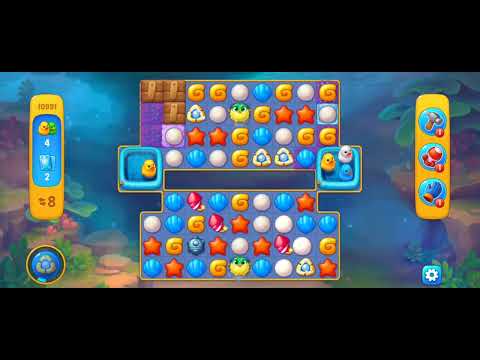 Fishdom Easy Level 10991 (with ingame lightning and bomb boosters) @choraelmin