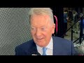 Frank Warren says ANTHONY JOSHUA SUSCEPTIBLE TO SOUTHPAWS LIKE WALLIN! Reacts to working with Hearn!