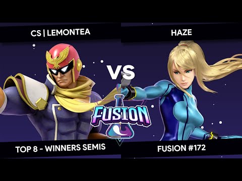 Fusion #172 - LemonTea (Captain Falcon) vs Haze (Zero Suit Samus) - Top 8 - Winners Semis