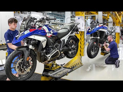 Wie sie die BMW Motorrad Motorräder in Deutschland von Hand bauen
