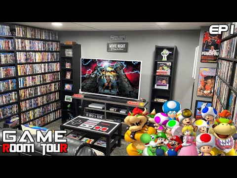 Game Room Tours Ep 1: Josh's Retro Game & Movie Time Machine | ATARI | SEGA | SNES