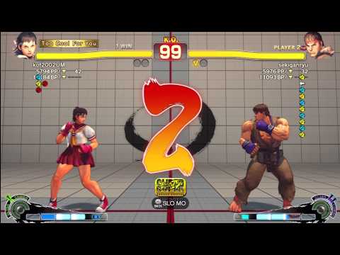 Juso (Sakura) vs Sekiganryu (Ryu) - AE 2012 Match *1080p*