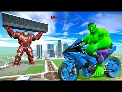 HULK vs HULKBUSTER 😱 Epic Final Fight | Indian Bike Driving 3D Gameplay 🔥