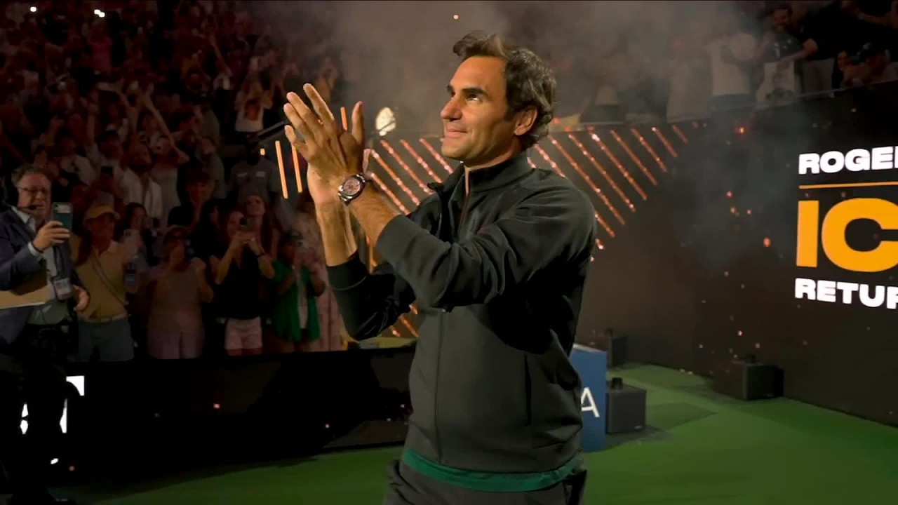AN ICON RETURNS 👑 Roger Federer makes Arthur Ashe Stadium return | US Open 2026