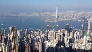 [4K UHD] 從山頂俯瞰維港美景