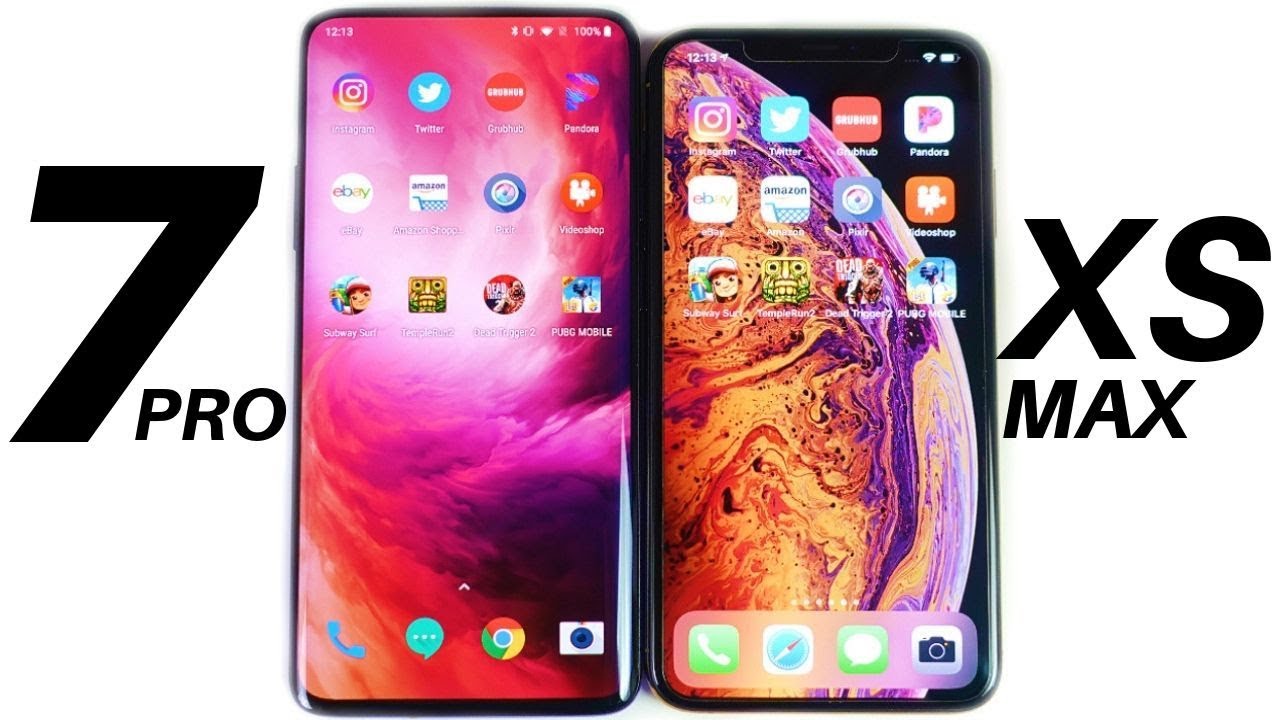 OnePlus 7 Pro vs iPhone XS Max Speed Test