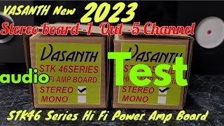 Stereo Power amp board - 5 Ch out,No surround pre board,No Bt board No,Low bass filter board