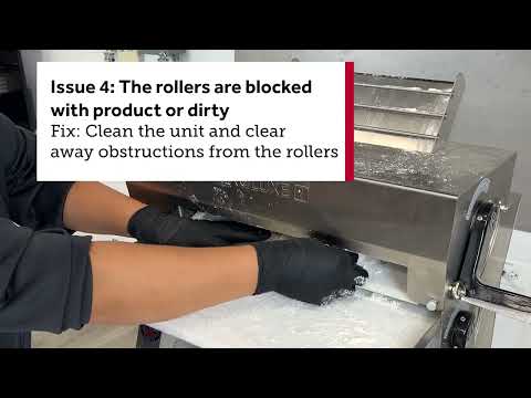Proluxe Dough Sheeter Troubleshooting Tips