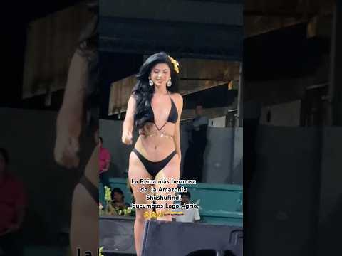 Es la reina más hermosa de la Amazonía de Ecuador Shushufindi Sucumbíos Lago Agrio#80smusic #music