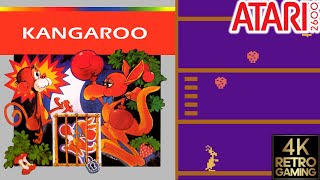 Kangaroo Atari 2600 4k Gameplay
