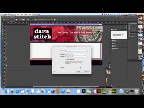 Exporting your MUSE project as HTML and CSS.