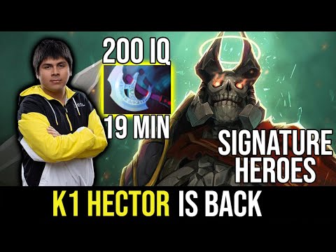 K1 HECTOR Wraith King Signature Hero. 200 IQ Manta Style Wraith King.
