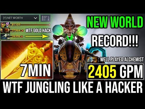7MIN RADIANCE - NEW RECORD 2400 GPM ALCHEMIST EASY JUNGLING LIKE A GOD 109K NET WORTH DOTA 2