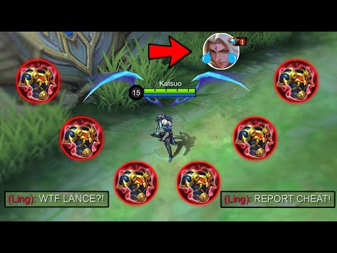 LANCELOT GOD MODE EZ COUNTER HYPER LING 🤫 ( MUST TRY THIS BUILD) AGGRESSIVE PLAY STYLE!!