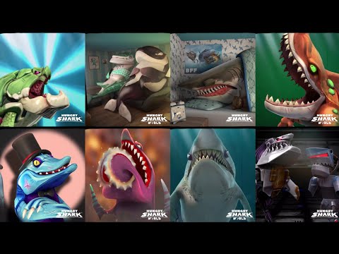 ATE DAYS LIVE EVENTS ALL MOVIES COMPILATION ! - Hungry Shark World 10th