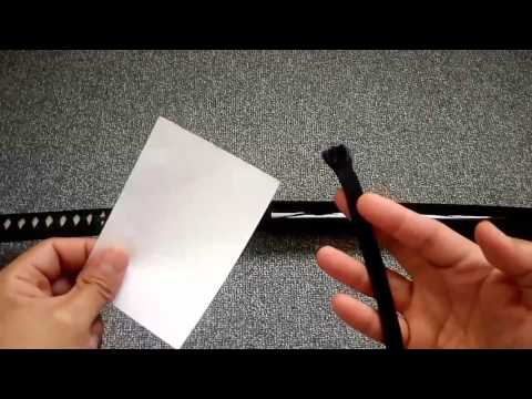 How To Tie an Iaido Preparation Knot - Sageo Technique